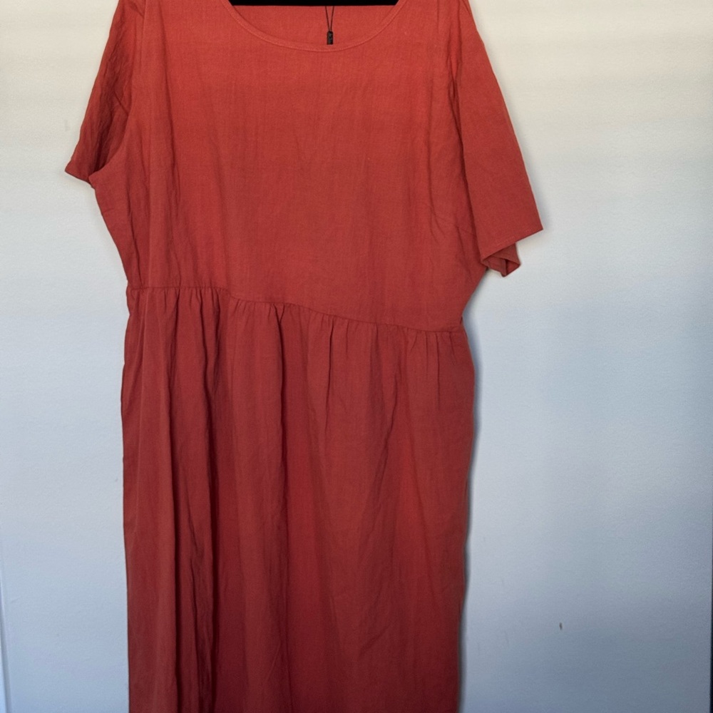 Plus Size Rust Dress